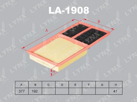 LYNXauto LA-1908 - Engine Air Filter car-mod.net