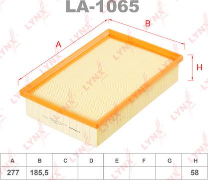 LYNXauto LA-1065 - Engine Air Filter car-mod.net