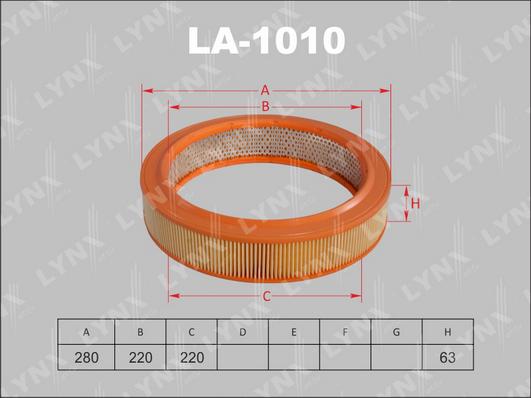 LYNXauto LA-1010 - Engine Air Filter car-mod.net