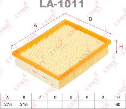 LYNXauto LA-1011 - Engine Air Filter car-mod.net