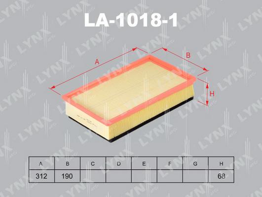 LYNXauto LA-1018-1 - Engine Air Filter car-mod.net