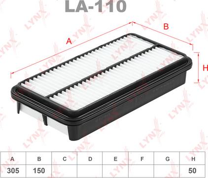 LYNXauto LA-110 - Engine Air Filter car-mod.net