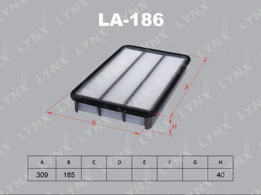 LYNXauto LA-186 - Engine Air Filter car-mod.net