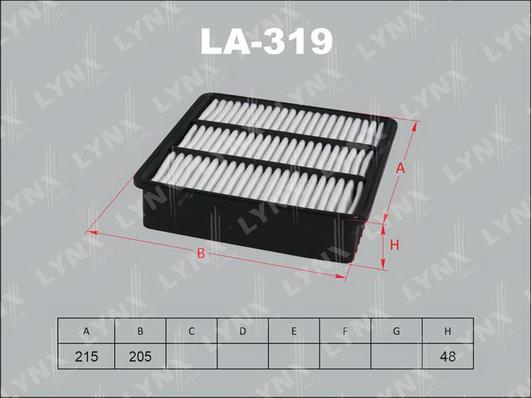 LYNXauto LA-319 - Engine Air Filter car-mod.net