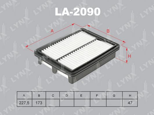 LYNXauto LA-2090 - Engine Air Filter car-mod.net