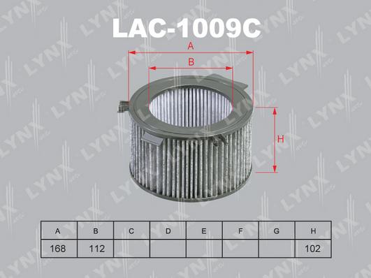 LYNXauto LAC-1009C - Filter, interior air car-mod.net