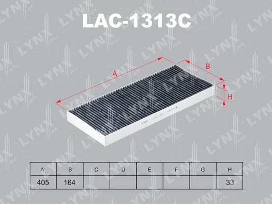 LYNXauto LAC-1313C - Filter, interior air car-mod.net