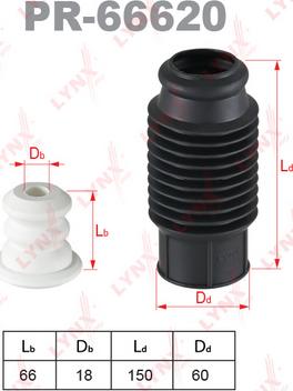 LYNXauto PR-66620 - Dust Cover Kit, shock absorber car-mod.net