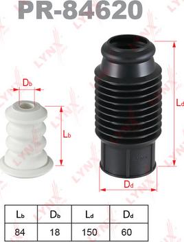 LYNXauto PR-84620 - Dust Cover Kit, shock absorber car-mod.net