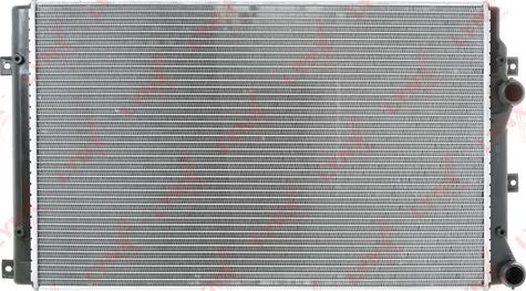 LYNXauto RB-1000 - Radiator, engine cooling car-mod.net