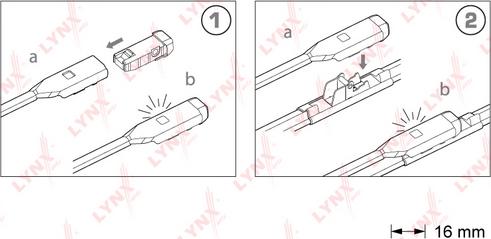 LYNXauto XF6040B - Wiper Blade car-mod.net