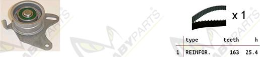 Mabyparts OBK010497 - Timing Belt Set car-mod.net