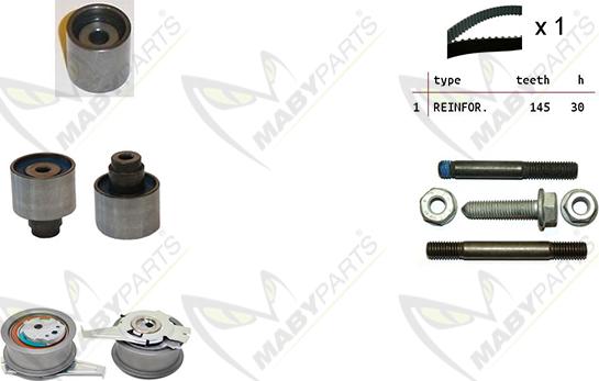 Mabyparts OBK010531 - Timing Belt Set car-mod.net