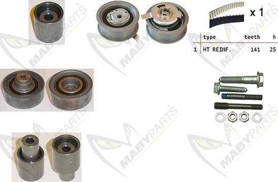 Mabyparts OBK010090 - Timing Belt Set car-mod.net