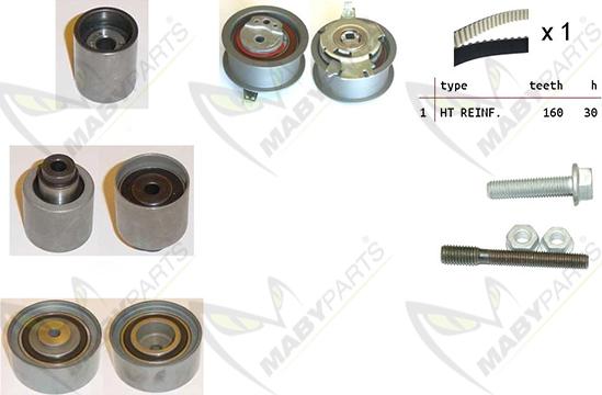 Mabyparts OBK010059 - Timing Belt Set car-mod.net