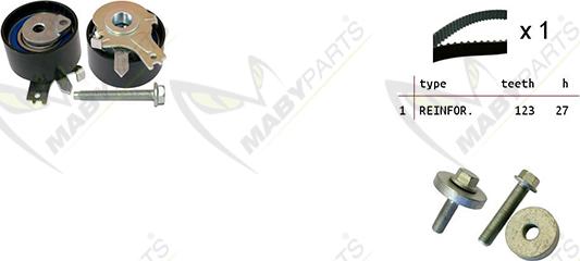 Mabyparts OBK010036 - Timing Belt Set car-mod.net