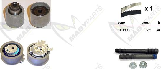 Mabyparts OBK010037 - Timing Belt Set car-mod.net