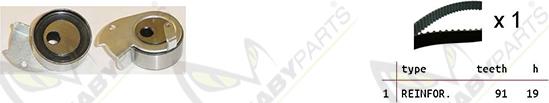 Mabyparts OBK010148 - Timing Belt Set car-mod.net