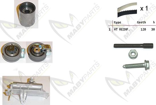 Mabyparts OBK010159 - Timing Belt Set car-mod.net