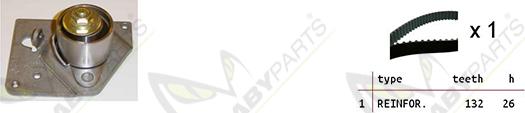 Mabyparts OBK010105 - Timing Belt Set car-mod.net