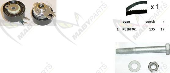 Mabyparts OBK010107 - Timing Belt Set car-mod.net