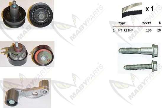 Mabyparts OBK010351 - Timing Belt Set car-mod.net