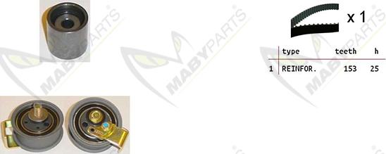Mabyparts OBK010317 - Timing Belt Set car-mod.net