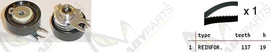 Mabyparts OBK010251 - Timing Belt Set car-mod.net