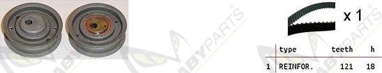 Mabyparts OBK010282 - Timing Belt Set car-mod.net