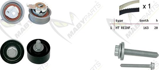 Mabyparts OBK010230 - Timing Belt Set car-mod.net