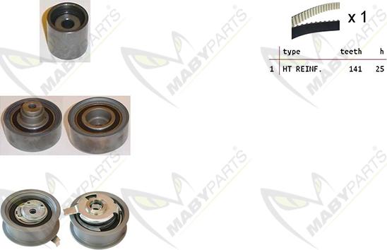 Mabyparts OBK010221 - Timing Belt Set car-mod.net