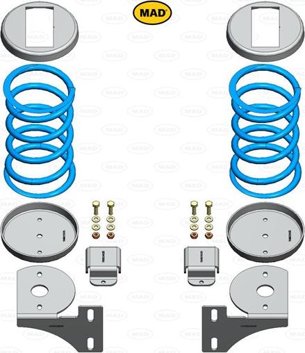 MAD HV-198250 - Suspension Kit, coil springs car-mod.net