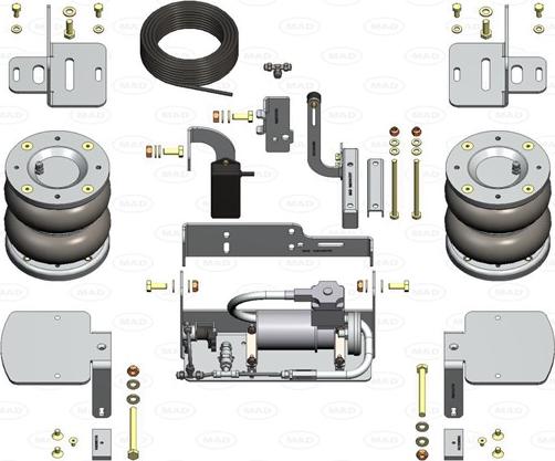 MAD NR-067514-R - Air Spring, suspension car-mod.net