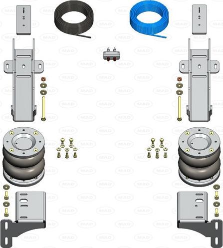 MAD NR-197534-B - Air Spring, suspension car-mod.net