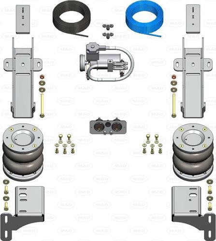 MAD NR-197534-C - Air Spring, suspension car-mod.net