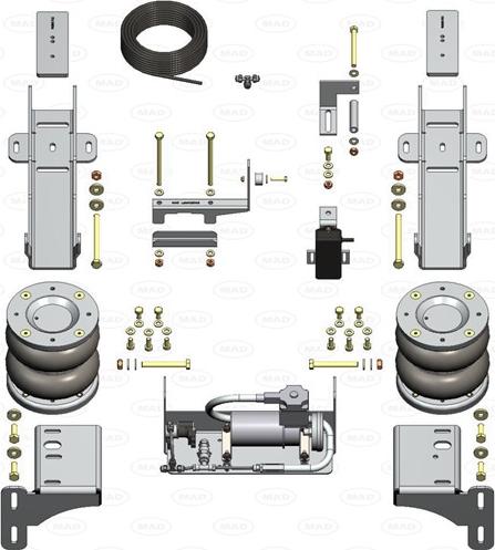 MAD NR-197534-R - Air Spring, suspension car-mod.net