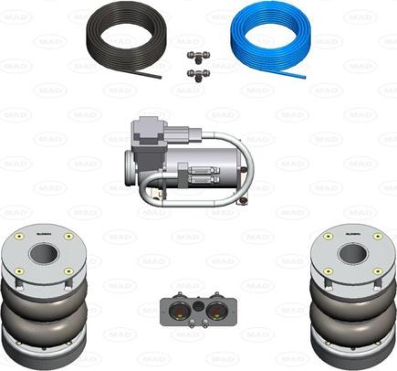 MAD NR-197814-C - Air Spring, suspension car-mod.net
