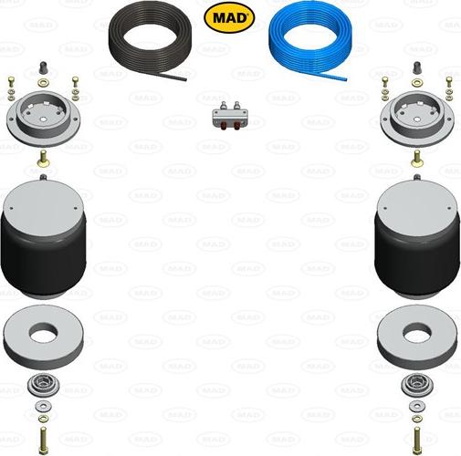 MAD NR-197834-R - Air Spring, suspension car-mod.net