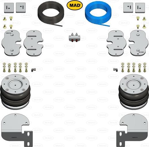 MAD NR-197234-B - Air Spring, suspension car-mod.net