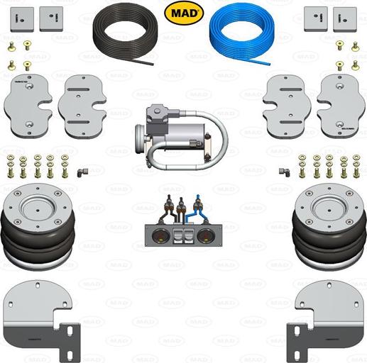 MAD NR-197234-C - Air Spring, suspension car-mod.net