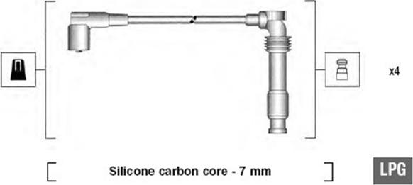 Magneti Marelli 941125310683 - Ignition Cable Kit car-mod.net
