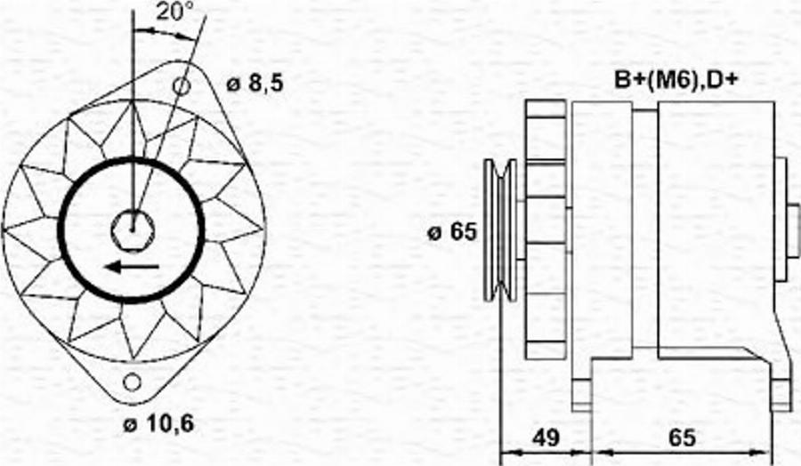 Magneti Marelli 943356136010 - Alternator car-mod.net