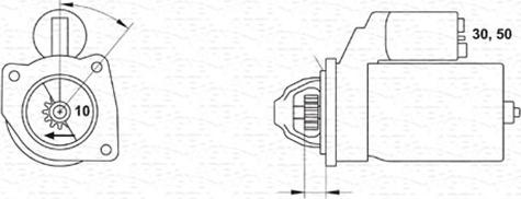 Magneti Marelli 943252290010 - Starter car-mod.net
