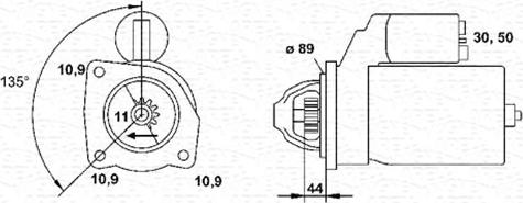 Magneti Marelli 943252278010 - Starter car-mod.net