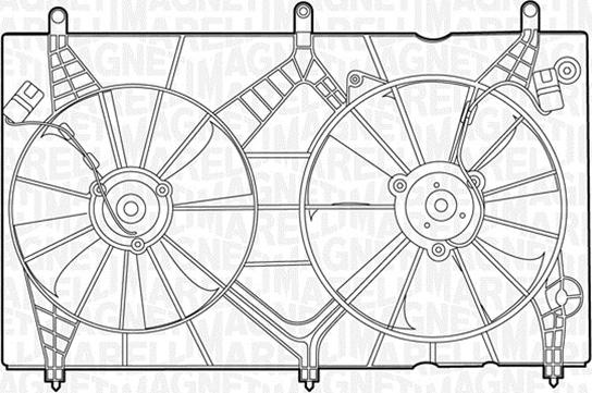 Magneti Marelli 069422402010 - Fan, radiator car-mod.net