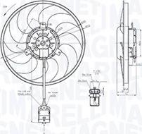 Magneti Marelli 069422860010 - Fan, radiator car-mod.net