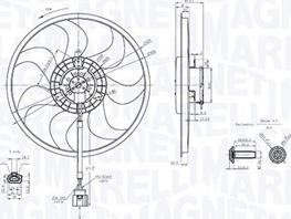 Magneti Marelli 069422889010 - Fan, radiator car-mod.net