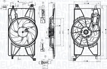 Magneti Marelli 069422834010 - Fan, radiator car-mod.net