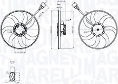 Magneti Marelli 069422875010 - Fan, radiator car-mod.net