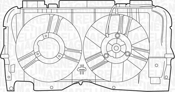Magneti Marelli 069422371010 - Fan, radiator car-mod.net